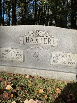 Rev Austin W Baxter 