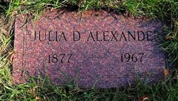 Julia D Alexander 