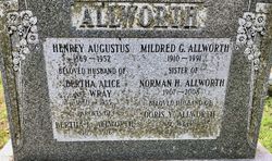 Bertha Alice <I>Wray</I> Allworth 