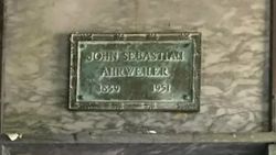 John Sebastian Ahrweiler 
