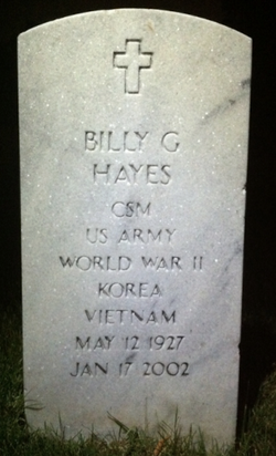 Billy G Hayes 