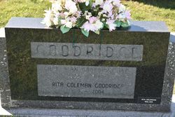 Rita <I>Coleman</I> Goodridge 
