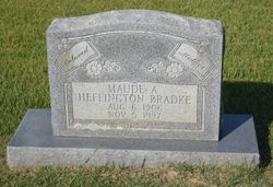 Maude Alice <I>Heffington</I> Bradke 