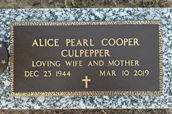 Alice Pearl <I>Cooper</I> Culpepper 