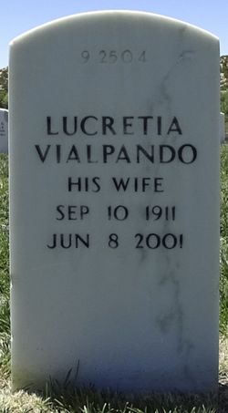 Lucretia <I>Sánchez</I> Vialpando 
