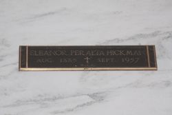 Eleanor P. <I>Peralta</I> Hickman 