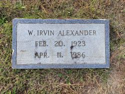 William Irvin Alexander 
