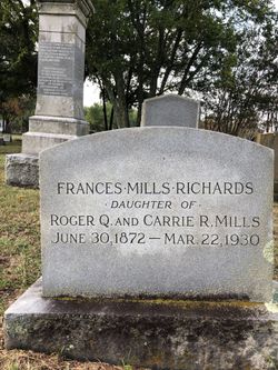 Frances <I>Mills</I> Richards 