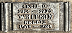Nellie <I>Spaan</I> Whitson 