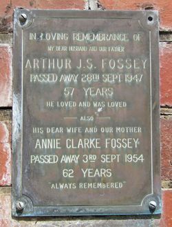 Annie Clarke <I>Seawright</I> Fossey 