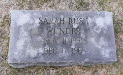 Sarah Catherine <I>Rush</I> Wunder 