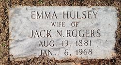 Emma <I>Hulsey</I> Rogers 