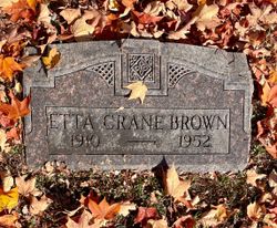 Etta <I>Crane</I> Brown 