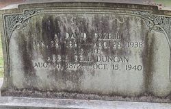 Addie Bell <I>Duncan</I> Ezzell 