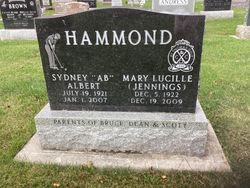 Mary Lucille <I>Jennings</I> Hammond 