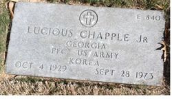 PFC Lucious Chapple Jr.