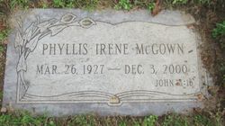 Phyllis Irene <I>Auler</I> Daggett McGown 