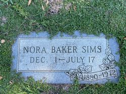 Rosa Nora <I>Baker</I> Sims 