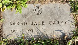 Sara Jane <I>Kelly</I> Carey 