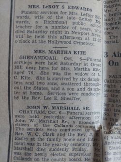 Martha Jane <I>Strole</I> Kite 