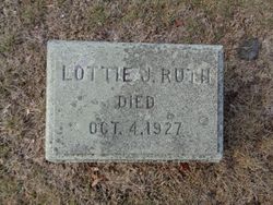 Charlotte Jane “Lottie” <I>Armstrong</I> Ruth 