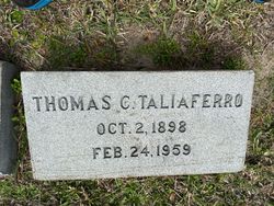 Thomas C Taliaferro 