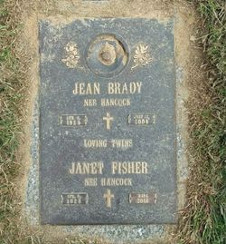 Jean Frances <I>Hancock</I> Brady 
