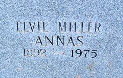 Elvie Annie <I>Miller</I> Annas 