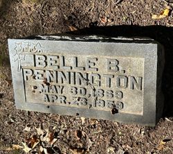 Belle Mary <I>Blackman</I> Pennington 