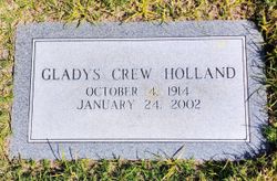 Gladys Jane <I>Montgomery</I> Crew Holland 