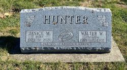 Walter W Hunter 