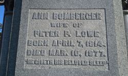 Ann <I>Bomberger</I> Lowe 