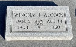 Winona J. <I>Griswold</I> Alcock 
