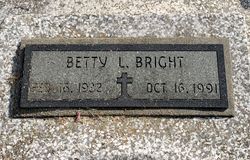Betty Louella <I>Burghart</I> Bright 