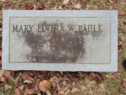Mary Elvira <I>Willis</I> Paulk 