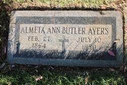 Almeta Ann <I>Butler</I> Ayers 