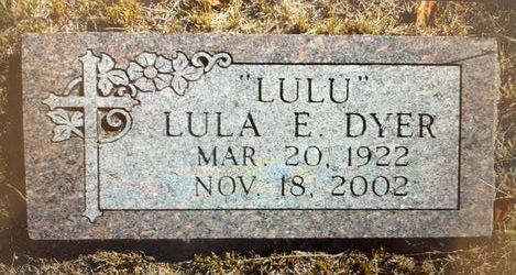 Lulu Emma <I>Anderson</I> Dyer 