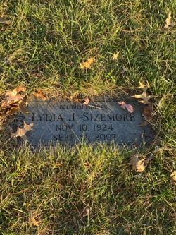 Lydia J <I>Nixon</I> Sizemore 