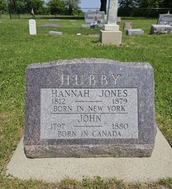 Hannah <I>Jones</I> Hubby 