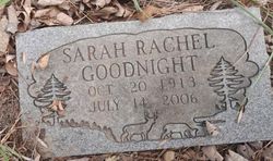 Sarah Rachel <I>Montgomery</I> Goodnight 