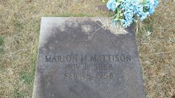 Marion Marsalle Mattison 