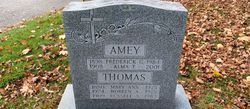 Alma Ross <I>Thomas</I> Amey 