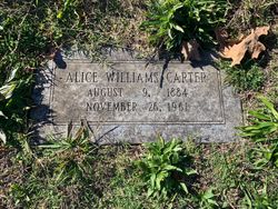 Martha Alice <I>Williams</I> Carter 