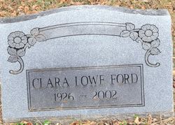 Clara Jean <I>Lowe</I> Ford 
