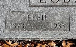 Mildred Effie “Effie” <I>Griffen</I> Lobaugh 