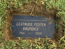Gertrude Elizabeth <I>Foster</I> Brundige 