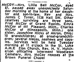 Lillie Bell McCoy 