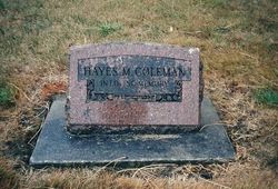 Hayes Marcellus Coleman 