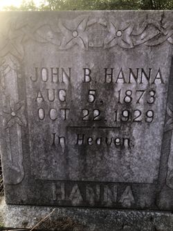 John B Hanna 
