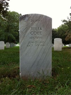 Julia <I>Cole</I> Branch 